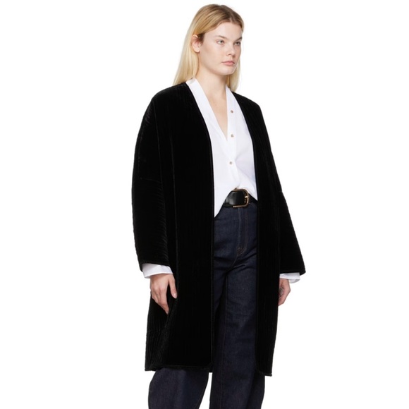 Toteme Black Wide Trouser Belt - Picture 3 of 7